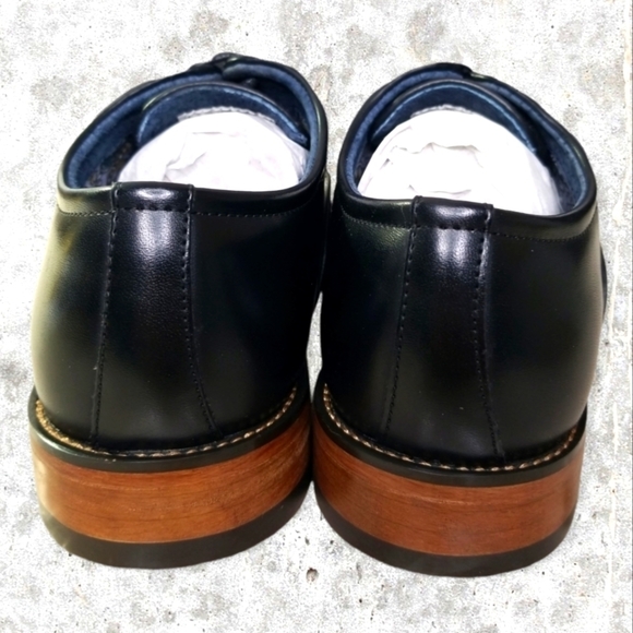 Bruno Marc Men's Oxford Black Dress Shoes Size 6½ With Box and Shoe Bag - Picture 3 of 6